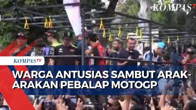 マタラム住民の熱意が2024年マンダリカMotoGPパレードのレーサーを歓迎