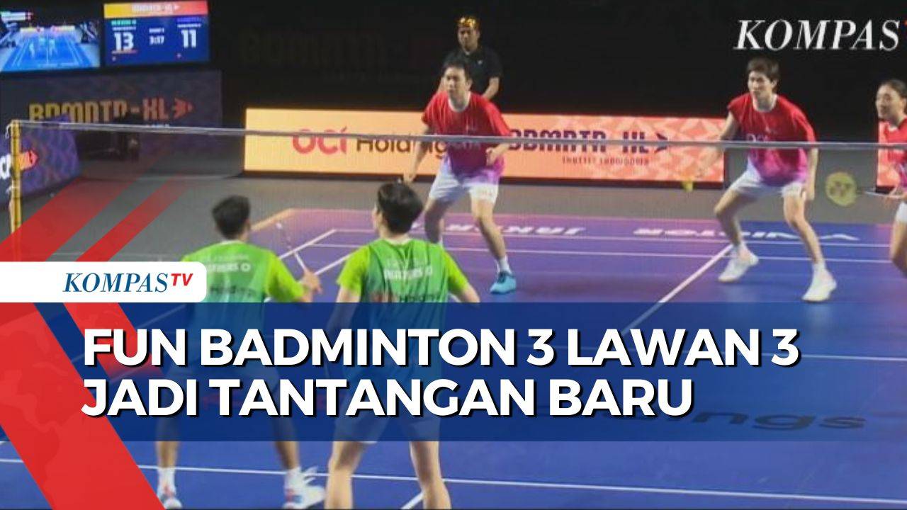 Pertama Kali Di Indonesia, Pertandingan Badminton 3 Lawan 3 Jadi Tantangan Baru