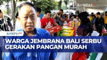 Serbu Gerakan Pangan Murah, Warga Jembrana Rela Antre Sejak Pagi | JMP