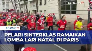 Unik! Pelari Berkostum Sinterklas Ramaikan Lomba Lari 10 Km Di Paris | SAPA PAGI