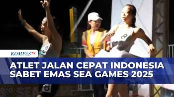 Detik-Detik Atlet Jalan Cepat Violine Intan Raih Emas Sea Games 2025 untuk Indonesia | KOMPAS MALAM