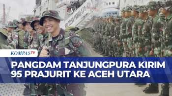 Kodam XII/Tanjungpura Berangkatkan 95 Prajurit TNI Ke Aceh Utara