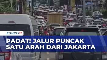 Kondisi Arus Lalu Lintas Puncak Padat, Sistem Satu Arah Dari Jakarta Diberlakukan | INDO UPDATE