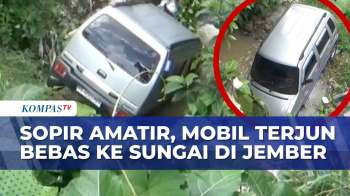 Penampakan Mobil Terjun Ke Sungai Sedalam Lima Meter Di Jember | BERUT
