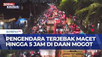 Jalanan Jakarta 'Memerah', Pengendara Terjebak Macet Imbas Banjir Hingga 5 Jam Di Daan Mogot