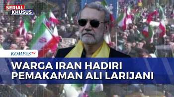 Lautan Manusia Di Teheran, Warga Hadiri Pemakaman Ali Larijani