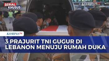 Tiba di Tanah Air, Jenazah 3 Prajurit TNI yang Gugur di Lebanon dalam Perjalanan ke Rumah Duka