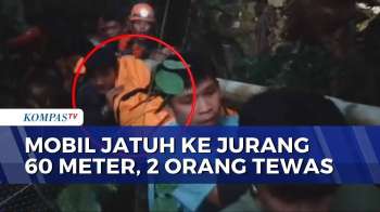 Tim SAR Evakuasi 2 Jenazah Korban Laka Mobil Masuk Jurang, Medan Curam Jadi Kendala