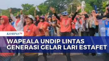 Wapeala Undip Lintas Generasi Rayakan 50 Tahun Dengan Gelar Lari Estafet 50 Km | SAPA PAGI