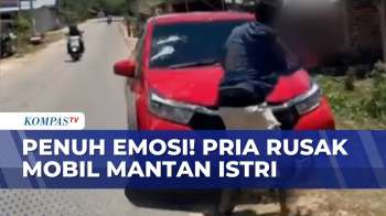 Terekam CCTV! Aksi Pria Ngamuk di Baubau, Rusak Mobil hingga Bakar Kios Mantan Istri | INDO UPDATE