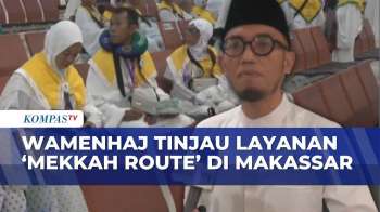 Layanan Fast Track Jemaah Haji, Wamenhaj Tinjau 'Mekkah Route' di Bandara Sultan Hasanuddin | JMP