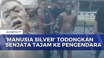 Viral! Manusia Silver Todongkan Senjata Tajam ke Pengendara di Bali, Pelaku Ditangkap Polisi