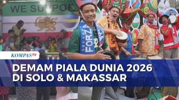 Euforia Piala Dunia 2026 Sampai ke Indonesia, Warga Solo dan Makassar Gelar Pesta Sepak Bola