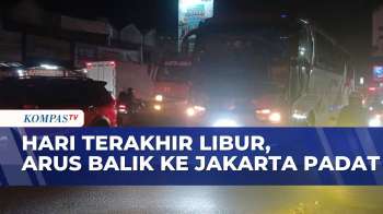 Hari Terakhir Libur Sekolah, Arus Balik Jalur Arteri Karawang Menuju Jakarta Padat | KOMPAS MALAM