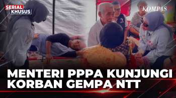 Menteri Arifah Fauzi Datangi Pengungsian Gempa NTT, Bawa Dukungan untuk Warga | KOMPAS MALAM