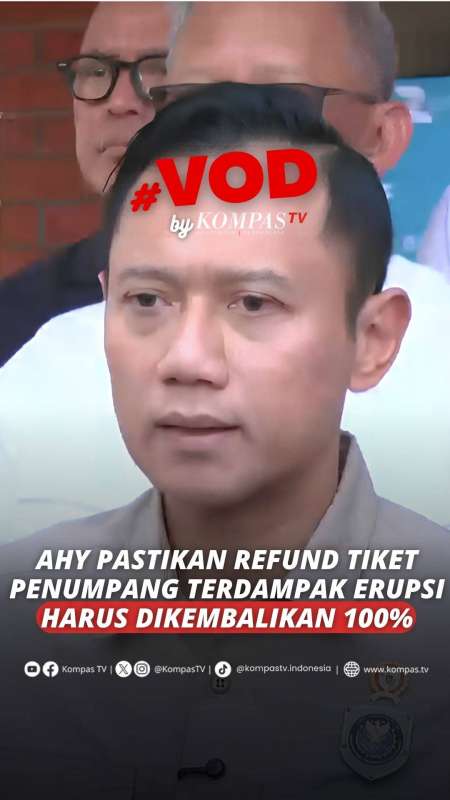 Menko AHY Pastikan Refund Tiket Penumpang Terdampak Erupsi Anak Krakatau Harus 100 Persen