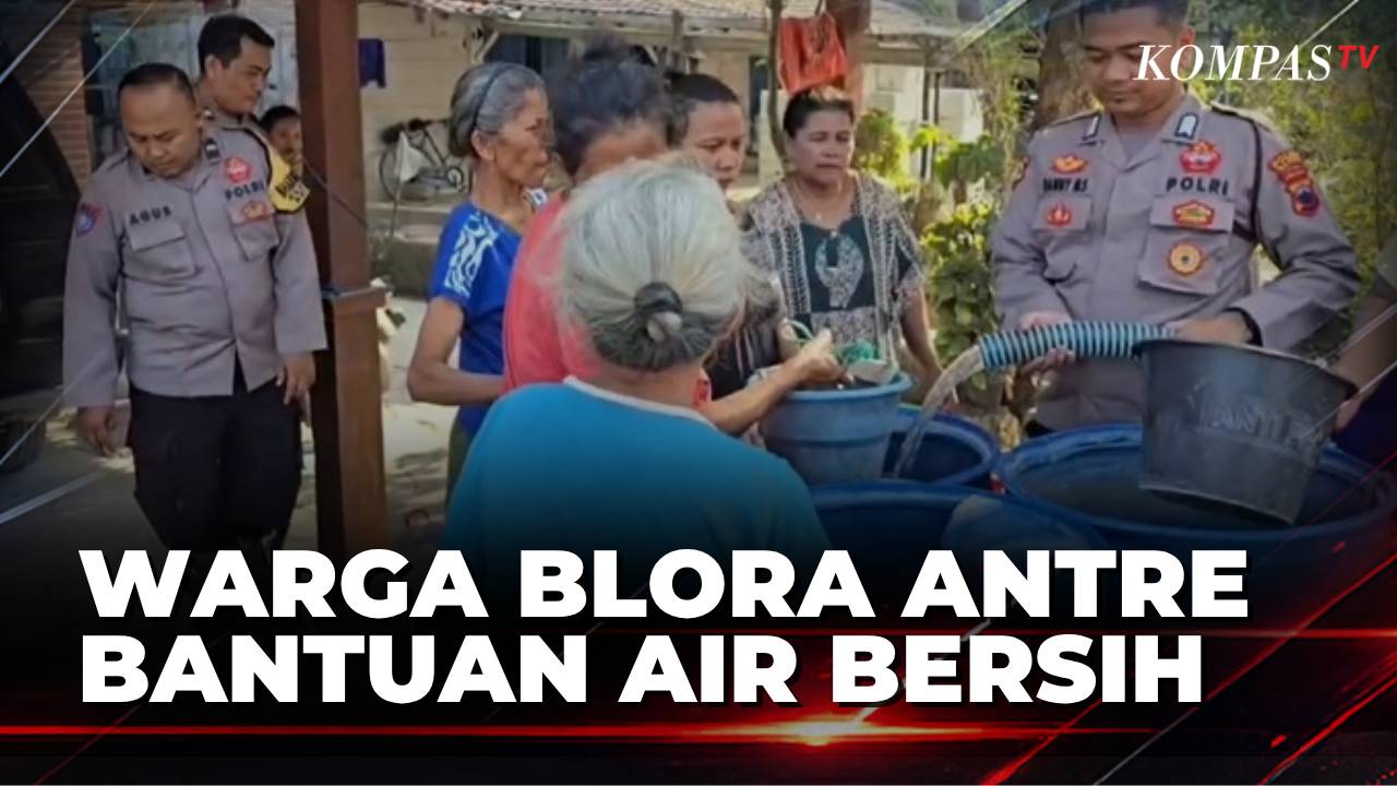 Kekeringan Imbas Kemarau Panjang, Warga Blora Andalkan Bantuan Air Bersih!