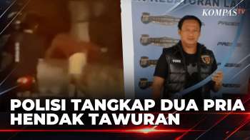 Polisi Lepaskan Tembakan Gas Air Mata, Dua Pria Bawa Sajam Ditangkap Di Kebayoran Lama | BORGOL