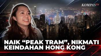 Peak Tram Antar Turis Nikmati Panorama Malam Hong Kong Dari Puncak Bukit Victoria | KOMPAS MALAM