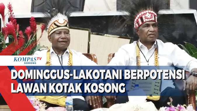 Diusung 17 Partai Politk Dominggus Lakotani Berpotensi Lawan Kotak Kosong