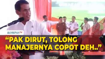 Saat Mentan Amran Copot Pejabat Usai Dapat Keluhan Kades Soal Pupuk Subsidi