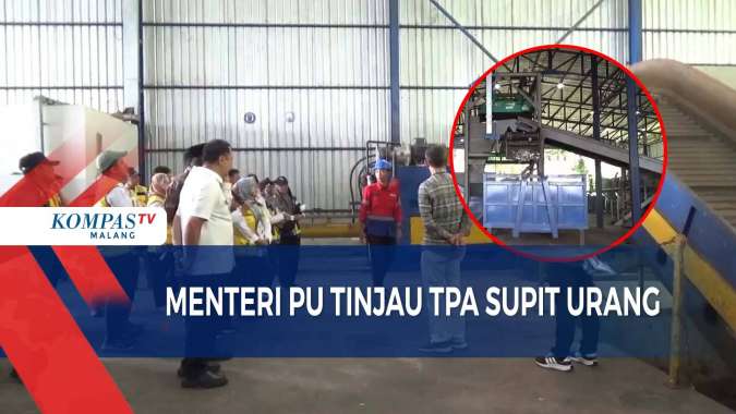 Menteri PU Tinjau TPA Supit Urang Kota Malang, Sebut Layak jadi Percontohan