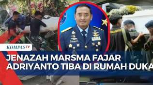jenazah-marsma-fajar-adriyanto-korban-pesawat-jatuh-di-bogor-tiba-di-rumah-duka-kompas-petang