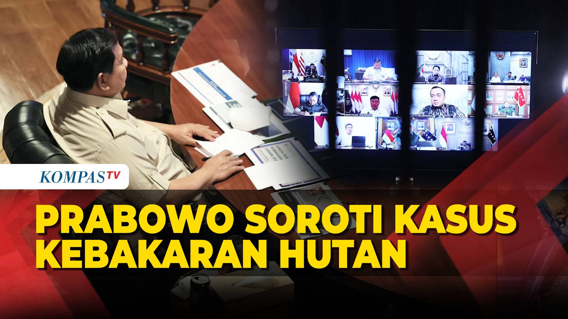 Tegas! Prabowo Minta Penegakan Hukum untuk Pelaku Pembakar Hutan dan Lahan