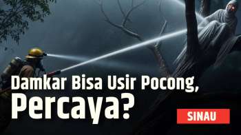 Viral Damkar Semprot Pocong di Ngawi, Ini Fakta di Baliknya | SINAU