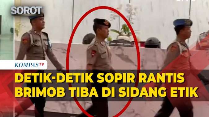 Ekspresi Sopir Rantis Brimob Bripka Rohmat Penabrak Ojol Affan Tiba di ...