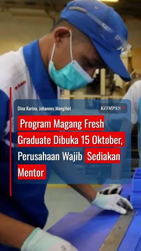 Program Magang Fresh Graduate Dibuka 15 Oktober, Perusahaan Wajib Sediakan Mentor