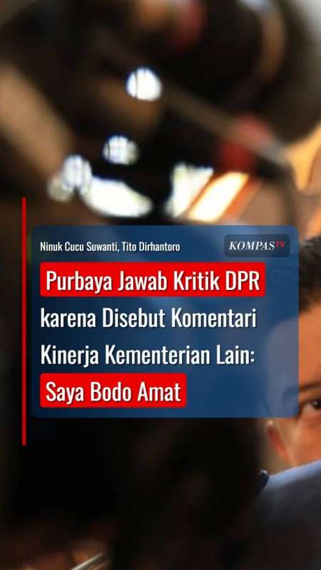 Purbaya Jawab Kritik DPR Karena Disebut Komentari Kinerja Kementerian Lain: Saya Bodo Amat