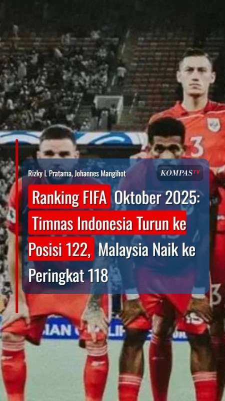 Ranking FIFA Oktober 2025: Timnas Turun ke Posisi 122, Malaysia Naik ke Peringkat 118