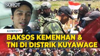 Baksos Kesehatan Kemenhan & TNI Di Distrik Kuyawage Papua, Makan Besar Bareng Bobon Santoso!