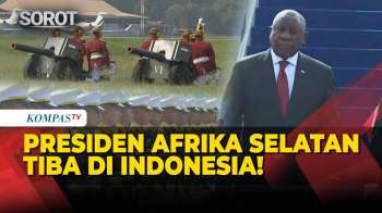 Detik-Detik Presiden Afrika Selatan Tiba Di Indonesia, Bakal Temui Presiden Prabowo!