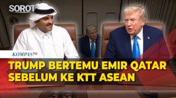 Trump Bertemu Emir Qatar Sebelum Ke KTT ASEAN, Puji Peran Penting Di Perdamaian Gaza