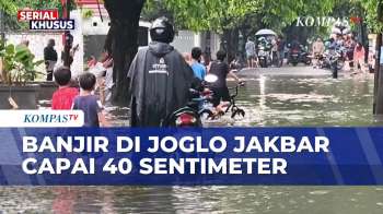 Ruas Jalan Di Joglo Jakbar Banjir Capai 40 Sentimeter, Kendaraan Alami Mati Mesin