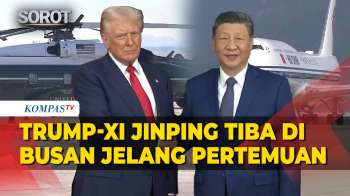 Detik-Detik Presiden Donald Trump & Xi Jinping Tiba Di Korea Selatan Jelang Pertemuan