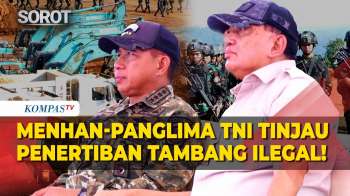 Menhan Sjafrie Bareng Panglima TNI Tinjau Penertiban Tambang Nikel Ilegal Di Morowali