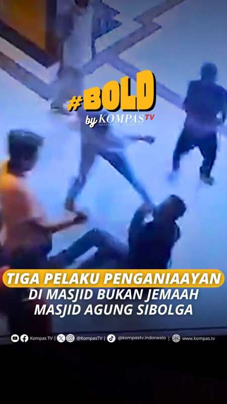 TIGA PELAKU PENGANIAYAAN DI MASJID BUKAN JEMAAH MASJID AGUNG SIBOLGA