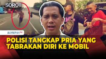 Polisi Tangkap Pria Yang Nekat Tabrakan Diri Ke Mobil Di Tanah Abang, Ungkap Motif Pelaku