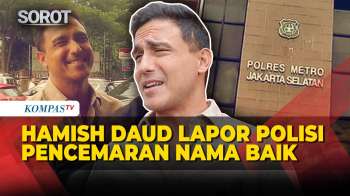 Hamish Daud Sambangi Polres Jaksel Lengkapi Bukti Laporan Dugaan Pencemaran Nama Baik