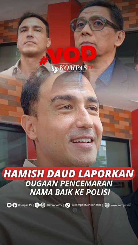 HAMISH DAUD DATANGI POLRES JAKARTA SELATAN TERKAIT KASUS PENCEMARAN NAMA BAIK