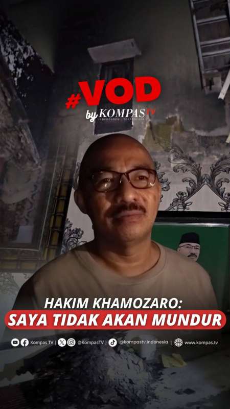 HAKIM KHAMOZARO WARUWU TEGASKAN TAK AKAN MUNDUR PASCA RUMAHNYA TERBAKAR