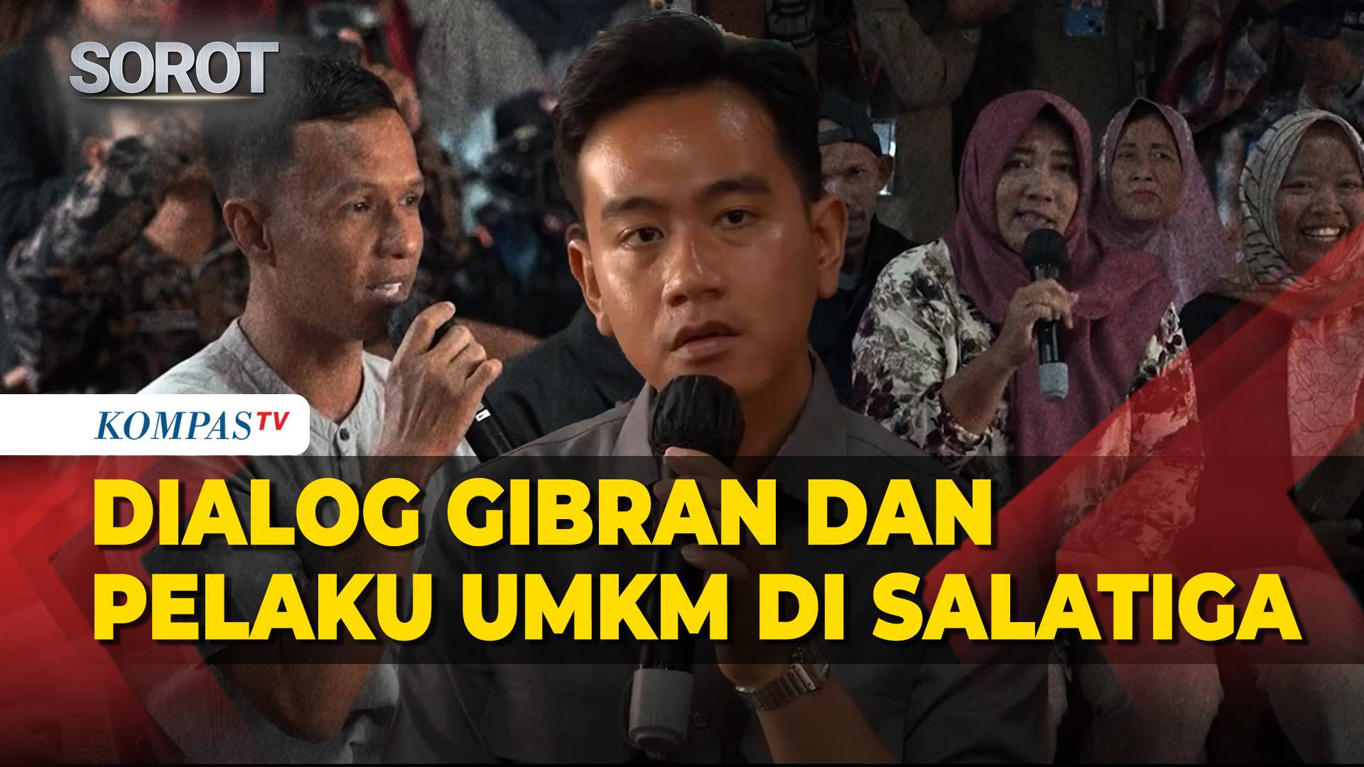 Dialog Wapres Gibran dengan Pelaku UMKM Kampung Singkong di Salatiga