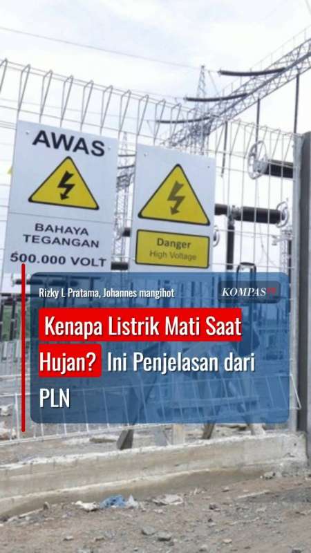 Kenapa Listrik Mati Saat Hujan? Ini Penjelasan Dari PLN