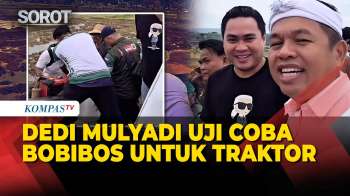 Gubernur Dedi Mulyadi Uji Coba Bobibos, BBM Berbahan Dasar Jerami Untuk Traktor Petani