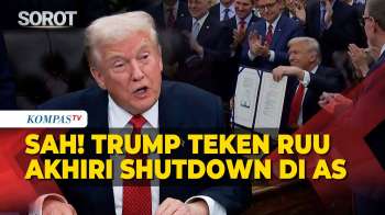 Trump Akhiri Shutdown 43 Hari, Roda Pemerintahan AS Kembali Berputar