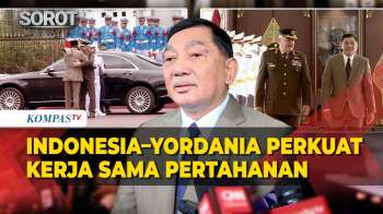Momen Menhan Sjafrie Sambut Kepala Staf Angkatan Bersenjata Yordania Di Kemenhan