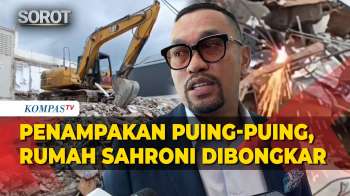 Penampakan Rumah Ahmad Sahroni Dibongkar Pasca Rusak Buntut Penjarahan Agustus Silam